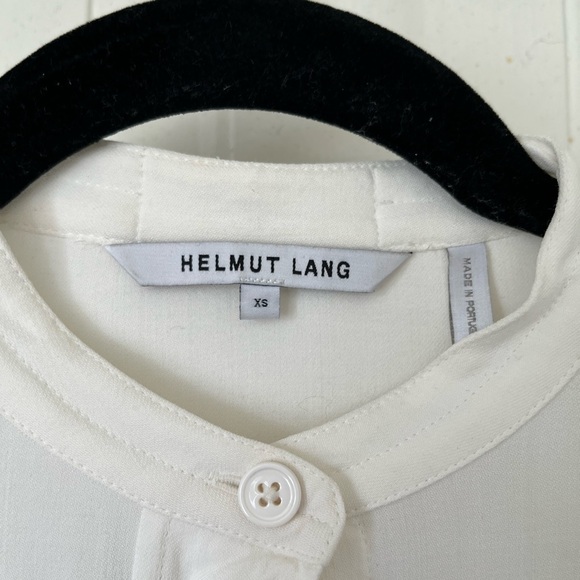 HELMUT LANG The Shrunken Button Blouse - Picture 6 of 13